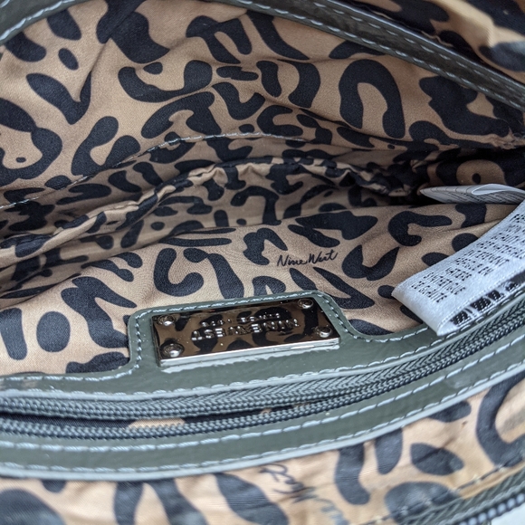 Nine West Patent Leather Crossbody in Green - Picture 6 of 7